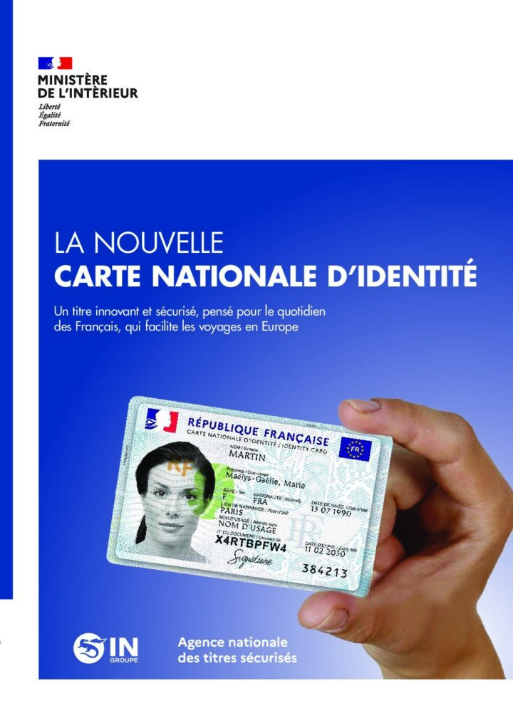 LA NOUVELLE CARTE NATIONALE D’IDENTITÉ